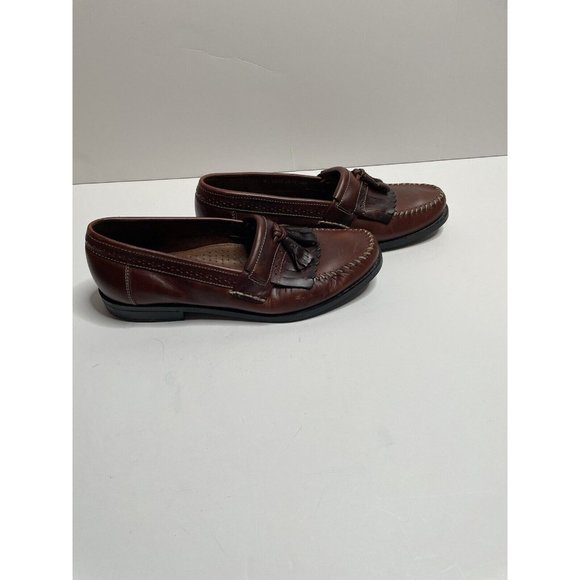 Weejun GH Bass & Co men’s shoes tassel loafer brown slip on size 11 main image 7